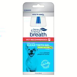 Tropiclean Formula Veterinaria Gel de Limpieza Dental Sabor Crema de Cacahuate para Perro, 118 ml Tropiclean Formula Veterinaria Gel de Limpieza Dental Sabor Crema de Cacahuate para Perro, 118 ml