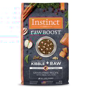 Instinct Raw Boost Alimento Seco Natural para Perro Todas las Etapas de Vida Receta Salmón, 8.6 kg Instinct Raw Boost Alimento Seco Natural para Perro Todas las Etapas de Vida Receta Salmón, 8.6 kg