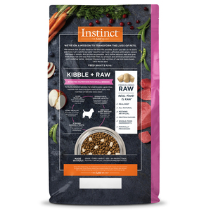 Instinct Raw Boost SB Alimento Seco Natural para Perro Raza Pequeña Todas las Etapas de Vida Receta Res, 4.5 kg