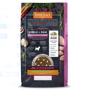 Instinct Raw Boost SB Alimento Seco Natural para Perro Raza Pequeña Todas las Etapas de Vida Receta Pollo, 4.5 kg