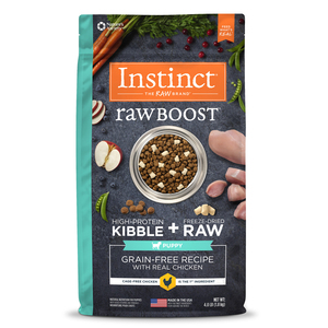 Instinct Raw Boost Alimento Seco Natural Libre de Granos para Cachorro Receta Pollo, 1.8 kg