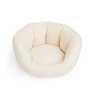 EveryYay Cama Circular de Borde Alto Diseño Tejido Bouclé Marfil para Gato EveryYay Cama Circular de Borde Alto Diseño Tejido Bouclé Marfil para Gato