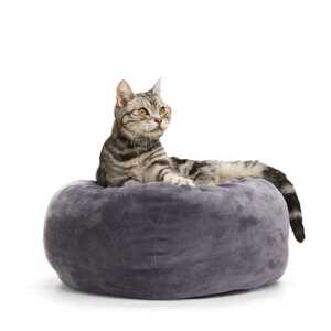 EveryYay Cama Circular de Borde Alto Ortopédica Diseño Puff para Gato EveryYay Cama Circular de Borde Alto Ortopédica Diseño Puff para Gato