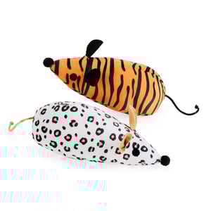 Leaps & Bounds Juguete de Felpa con Catnip Diseño Ratón Gigante para Gato, X-Grande