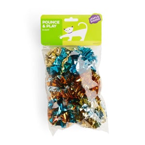Leaps & Bounds Set de Pelotas de Mylar Multicolor para Gato, 6 Piezas Leaps & Bounds Set de Pelotas de Mylar Multicolor para Gato, 6 Piezas
