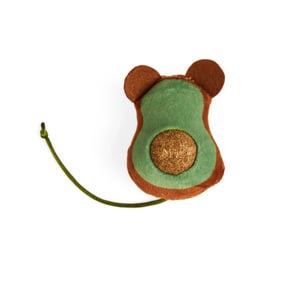 Leaps & Bounds Juguete con Centro de Catnip Comprimido Diseño Ratón para Gato, Verde