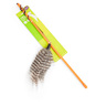 Leaps & Bounds Juguete Diseño Varita con Cola de Felpa para Gato, Multicolor Leaps & Bounds Juguete Diseño Varita con Cola de Felpa para Gato, Multicolor