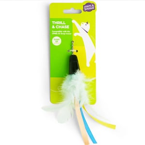 Leaps & Bounds Accesorio para Varita Diseño Pluma para Gato, Azul Leaps & Bounds Accesorio para Varita Diseño Pluma para Gato, Azul
