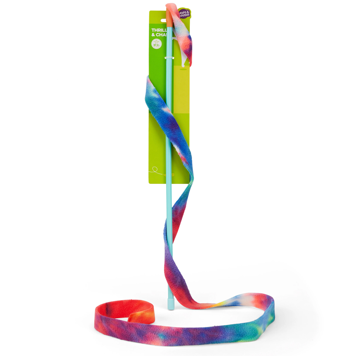 Leaps & Bounds Juguete Diseño Varita Arcoíris para Gato, X-Grande