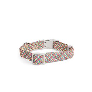 Youly Collar Ajustable Diseño Arcoíris Reflectante con Broche para Perro, Chico