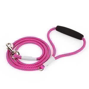 Youly Correa Resistente Diseño Punteado Reflectante Color Rosa para Perro, 1.5 m Youly Correa Resistente Diseño Punteado Reflectante Color Rosa para Perro, 1.5 m