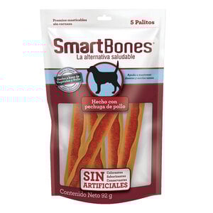 SmartBones Premios Masticables Naturales con Forma de Stick Receta Pollo para Perro, 92 g SmartBones Premios Masticables Naturales con Forma de Stick Receta Pollo para Perro, 92 g
