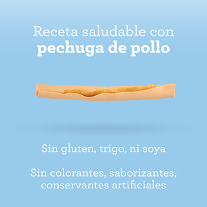 SmartBones Premios Masticables Naturales Libres de Granos con Forma de Stick Receta Pollo para Perro, 92 g