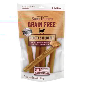 SmartBones Premios Masticables Naturales Libres de Granos con Forma de Stick Receta Pollo para Perro, 92 g SmartBones Premios Masticables Naturales Libres de Granos con Forma de Stick Receta Pollo para Perro, 92 g