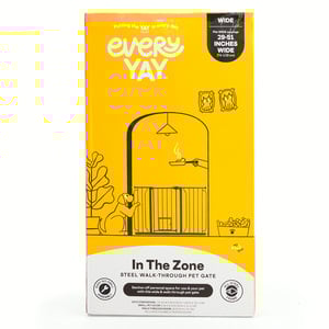 EveryYay In The Zone Reja de Acero con Puerta Pequeña Color Negro para Perro, Chico EveryYay In The Zone Reja de Acero con Puerta Pequeña Color Negro para Perro, Chico