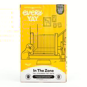 EveryYay In The Zone Reja de Acero para Estancia de Escaleras para Perro, Negro EveryYay In The Zone Reja de Acero para Estancia de Escaleras para Perro, Negro