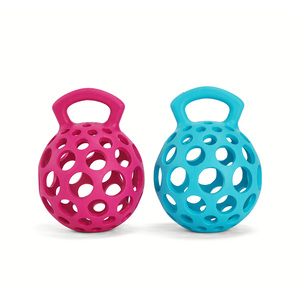 Leaps & Bounds Juguete de Goma Diseño Pelota con Huecos y Asa para Perro, Grande Leaps & Bounds Juguete de Goma Diseño Pelota con Huecos y Asa para Perro, Grande
