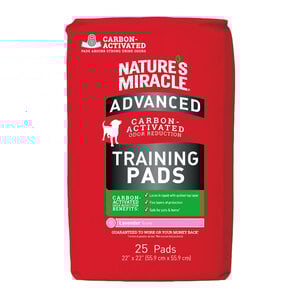 Nature's Miracle Advanced Tapetes Absorbentes con Carbón Activo para Perro, 25 Piezas Nature's Miracle Advanced Tapetes Absorbentes con Carbón Activo para Perro, 25 Piezas