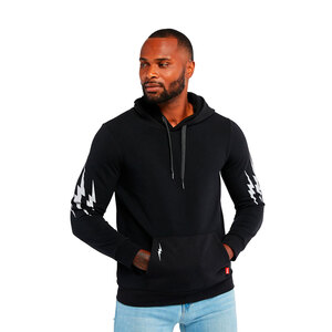Reddy Sudadera para Humano Modelo Bolt Color Negra, X-Chico/Chico Reddy Sudadera para Humano Modelo Bolt Color Negra, X-Chico/Chico