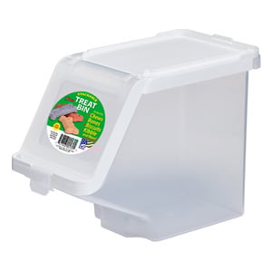 Buddeez Contenedor Plástico Apilable de Premios para Perro, Transparente Buddeez Contenedor Plástico Apilable de Premios para Perro, Transparente