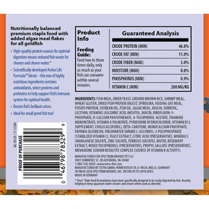 Tetra Select Goldfish Flakes Alimento para Peces Dorados, 62 g