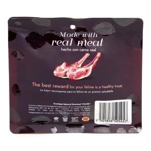 Natural Gourmet Feline Premios Liofilizados para Gato Receta Cordero, 50 g