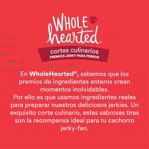 WholeHearted Culinary Cuts Premios Suaves Tipo Jerky Receta Res para Perro, 454 g