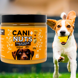Cani+Nuts Crema de Cacahuate Receta Natural + Miel para Perro, 220 g
