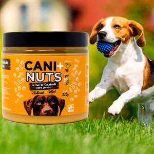 Cani+Nuts Crema de Cacahuate Receta Natural + Miel para Perro, 220 g