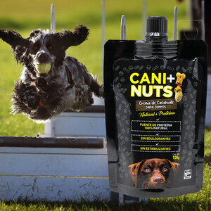 Cani+Nuts Crema de Cacahuate Receta Natural + Proteína para Perro, 100 g