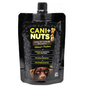 Cani+Nuts Crema de Cacahuate Receta Natural + Proteína para Perro, 100 g