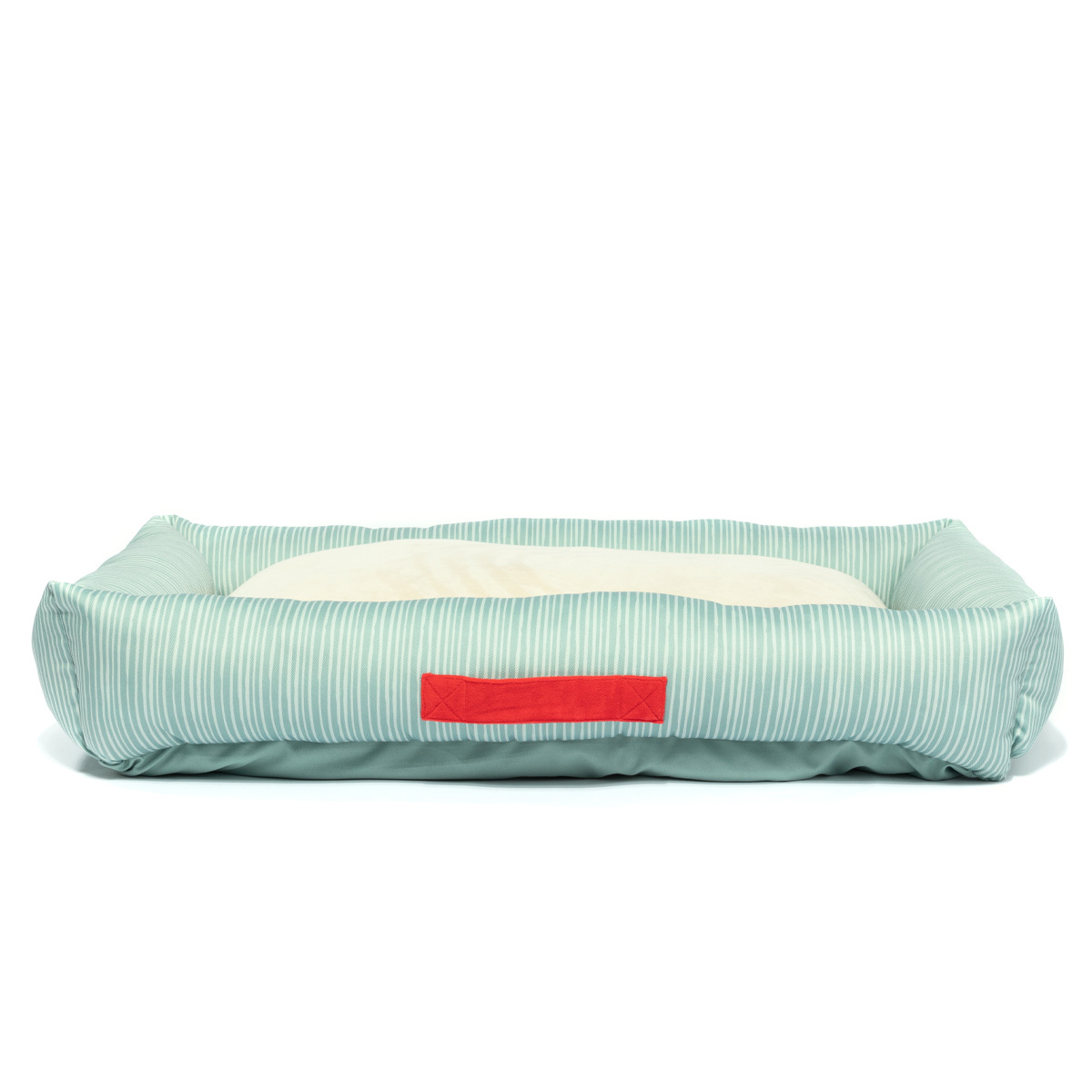 Kenwood & Co Cama Rectangular con Relleno Suave Diseño a Rayas para Perro, Mediano