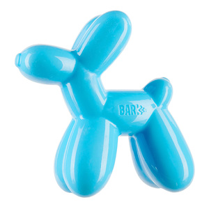 Bark Super Chewer Juguete de Goma Diseño Figura de Globo para Perro, Azul