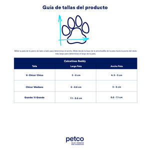 Reddy Calcetines Azul Navy para Perro, X-Chico/ Chico