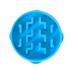 Outward Hound Slow Feeder Tazón de Alimentación Lenta para Perro, Azul Outward Hound Slow Feeder Tazón de Alimentación Lenta para Perro, Azul