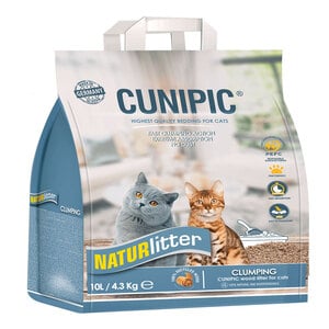 Cunipic Naturlitter Arena Natural Aglutinante de Fibras de Madera para Gato, 4.5 kg Cunipic Naturlitter Arena Natural Aglutinante de Fibras de Madera para Gato, 4.5 kg