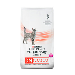 Pro Plan Veterinary Diets DM Dietetic Management Alimento Seco Manejo Dietético para Gato, 2.7 kg