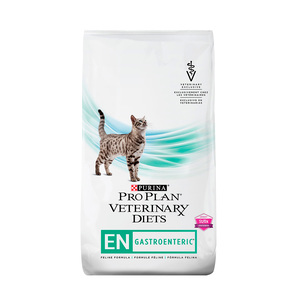 Pro Plan Veterinary Diets EN Gastroenteric Alimento Seco Gastrointestinal para Gato, 4.5 kg
