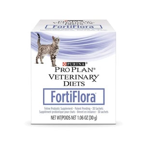 Pro Plan Veterinary Diets Fortiflora Feline Suplemento de Probióticos Vivos para Gato, 30 g Pro Plan Veterinary Diets Fortiflora Feline Suplemento de Probióticos Vivos para Gato, 30 g