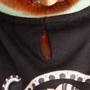 Reddy Spring Playera Básica sin Mangas Negra con Estampado, XXX-Grande