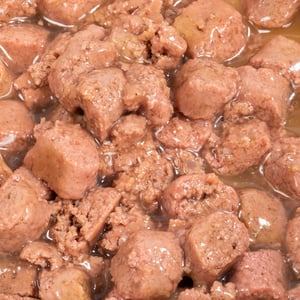 Les Repas Plaisir Alimento Natural Húmedo Receta Salmón y Bacalao en Salsa para Gato Adulto, 85 g