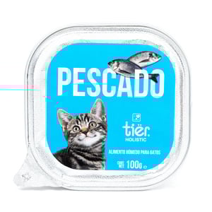 Tiër Alimento Húmedo en Paté Receta Pescado para Gato Adulto, 100 g Tiër Alimento Húmedo en Paté Receta Pescado para Gato Adulto, 100 g