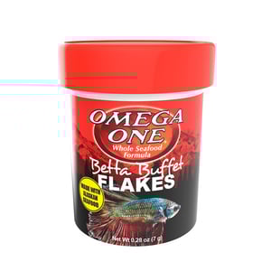Omega One Betta Flakes Alimento para Peces Betta, 7 g Omega One Betta Flakes Alimento para Peces Betta, 7 g