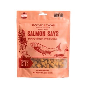 Polkadog Salmon Says Training Bits Premios Naturales de Salmón para Perro, 226 g Polkadog Salmon Says Training Bits Premios Naturales de Salmón para Perro, 226 g