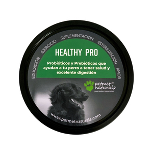 Petmet Naturals Healthy Pro Complemento Nutricional con Probióticos y Prebióticos para Perro, 300 g