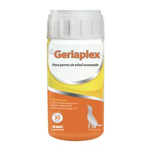 Holland Rx Geriaplex Suplemento Nutricional Revitalizante para Perro Senior, 30 Tabletas
