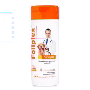 Holland Foliplex Shampoo Anticaída y Regenerador del Pelo para Perro y Gato, 350 ml Holland Foliplex Shampoo Anticaída y Regenerador del Pelo para Perro y Gato, 350 ml