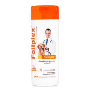 Holland Foliplex Shampoo Anticaída y Regenerador del Pelo para Perro y Gato, 350 ml