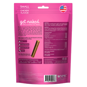 Get Naked Sticks Dentales + Formula Desarrollo Mental para Cachorro Raza Pequeña, 175 g