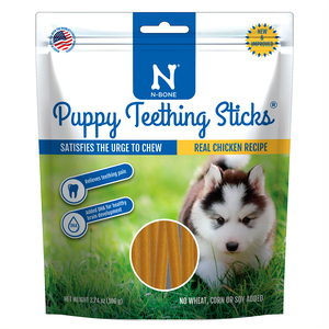 N-Bone Premio Dental Flexible con Diseño de Stick Receta Pollo para Cachorro, 106 g N-Bone Premio Dental Flexible con Diseño de Stick Receta Pollo para Cachorro, 106 g